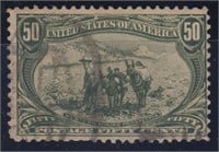 US Stamp #291 Used with small perf tear CV $175