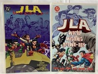 DC comics JLA world without grown-ups Book 1&2