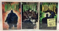 DC comics Doctor Mid-nite Book 1,2 and three