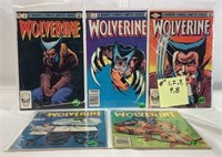 Marvel comics wolverine 1,2,3,4,8