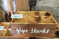 give thanks Wood Planter