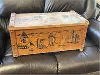 OLD TOY CHEST