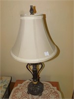 BEAUTIFUL MATCHING TABLE LAMPS WITH TAN SHADE,
