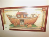 NOAH’S ARK PICTURE, GIRLS AND DOGS PRINT