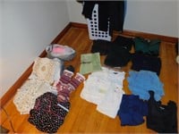 WOMEN’S CLOTHES MOSTLY SIZE L INCLUDING PANTS,