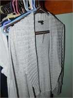 WOMEN’S SIZE L SWEATERS, SHIRTS, PANTS, SOME NEW