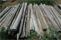 wooden fence posts