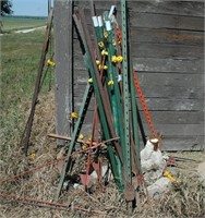 metal fence posts