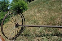 metal equip. wheels w/ metal spokes