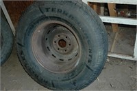 Chevy rim and new hercules  tire
