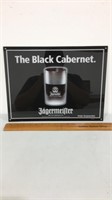 Black Cabernet Jagermeister 12x17 plexiglass bar