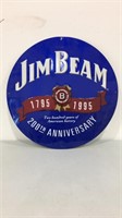 Jim Beam 200th anniversary 25in round tin