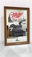 Miller High Life Loons bar hunting mirror