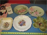5pc Vintage Porcelain Serving Trays / Bowls