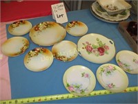 2pc Vintage Nippon Japan Porcelain Snack Sets
