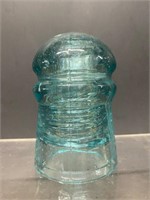 1870s CD 102 glass insulator 'blob' top