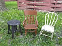 Small Rocker & chair with stool -