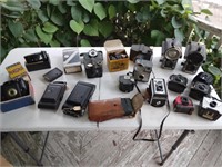 Old cameras - all on table