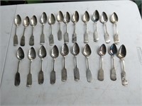Antique Coin silver spoons