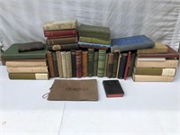 Crate of old books