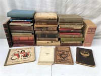 Lot of vintage hardcover books