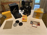 Vintage Projector with Miscellaneous