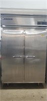 Victory Stainless Steel Double Door Refrigerator