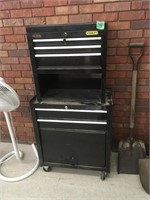 2 pc stanley tool box on rollers, 26.5x14x53