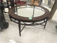 glass top coffee table