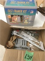 shed framing kit, hardware