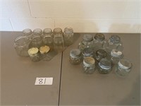 Jars with Handles and Zinc Lids, Canning Jars