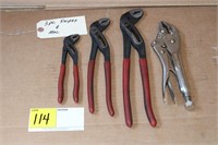 (3) Knipec & Mac Pliers