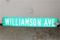 Williamson Ave Sign