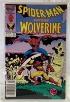 Marvel comics Spiderman versus wolverine