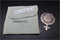 Tiffany & CO sterling cross bookmark