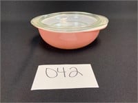 Pyrex Pink Dish with Lid
