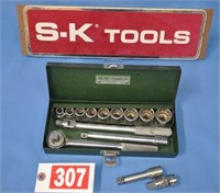 SK Wayne 3/8" socket set in a newer box