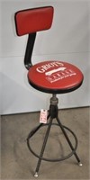 Griot's garage adj height shop stool