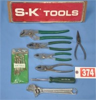 All SK USA including pliers, adj wrench & more