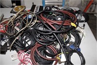 ASSORTED WIRES AND DIAGNOSTIC TOOLS
