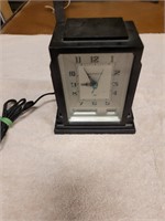 vintage hammond eletric table clock, time and date