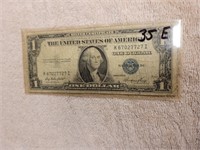 silver certifcate one dollar note
