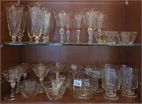 Antique Glass Fostoria & Crystal Glassware