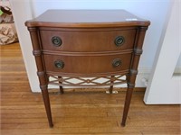 1930's Wood Small Side End Table