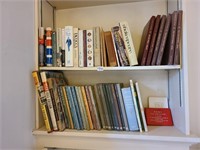 3 Shelf Lot Vintage Literature Travel Books