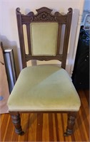 3 Walnut Eastlake Victorian Antique Chairs
