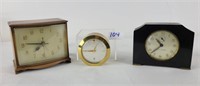 3 Antique/Vintage Clocks Seth Thomas GE Amaryllis