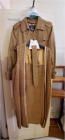 Vintage Burberry Khaki Brown Trench Coat