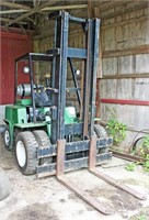 1989 Clark 8,000 lb., Propane Forklift, Dual