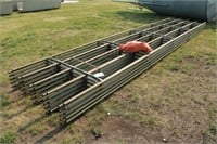 (10) 5 Bar x 20' Continuous Fence Panels